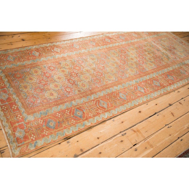 Old New House Vintage Distressed Belouch Rug Runner - 3'8" x 8'8" For Sale - Image 4 of 12