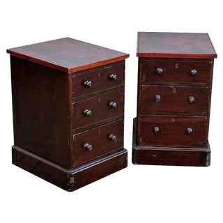 Victorian Bedside Tables, Set of 2 For Sale