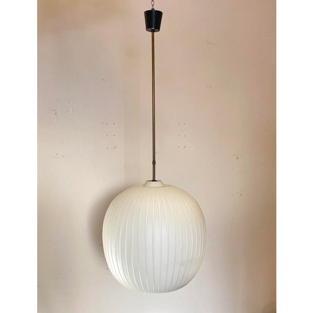 Opal Glass Pendant Light, 1960s For Sale - Image 11 of 13