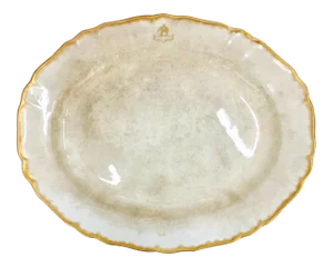 Antique Iron Stone Platter