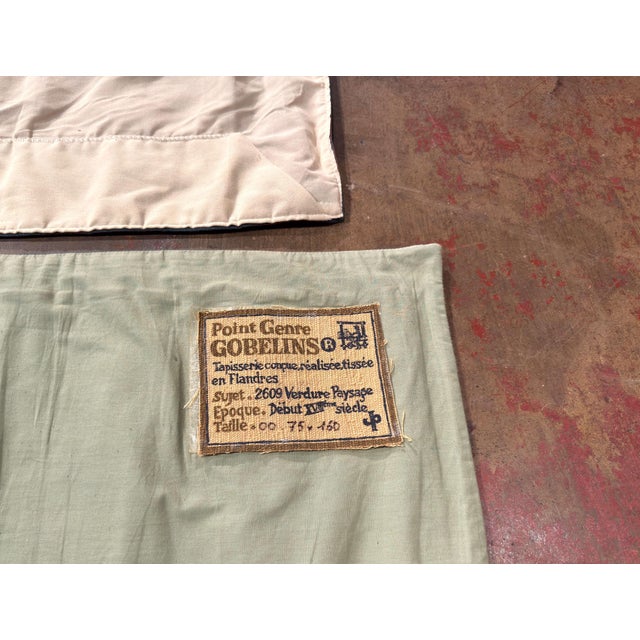 Pair of Late 20th Century French Gobelins-Style Verdure Tapestry Panels For Sale - Image 17 of 18