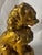 Early 20th Century Early 20th Century Chinese Gilt Buddhist Guardian Lion on Lotus Base For Sale - Image 5 of 11