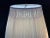 Wood Ceramic Table Lamp, Pleated Silk Shade For Sale - Image 7 of 9