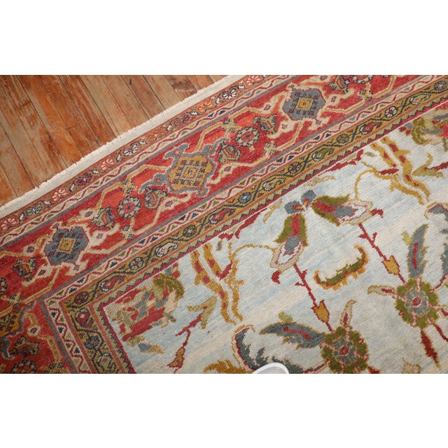 Textile Late 19th Century Zabihi Collection Sultanabad Rug For Sale - Image 7 of 7