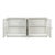 French Provincial Classic White Paneled Buffet, 75 Inches Wide, 15 Deep For Sale - Image 3 of 10