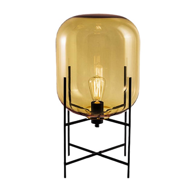 Oda Small in Amber and Black by Sebastian Herkner for Pulpo For Sale