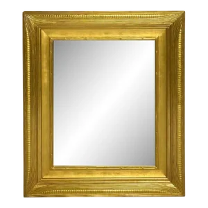 Hollywood Regency, Custom Giltwood Mirror, Water Gilt, Glass, Usa, 21st C.
