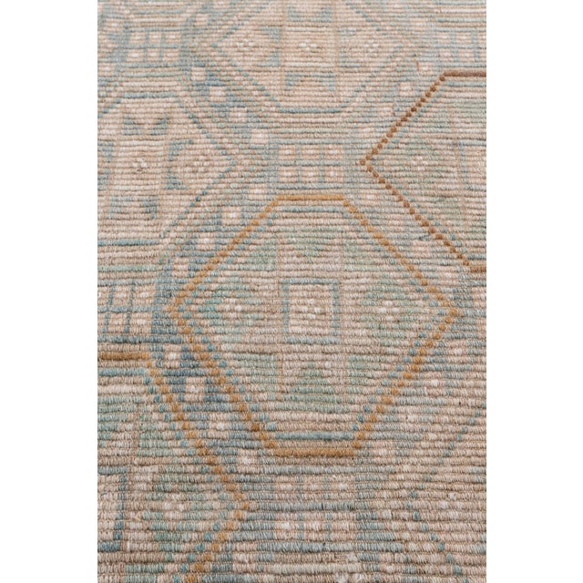 Textile Vintage Circa 1940 Tan Turkish Kilim Flatweave Rug 5'9 X 9'6 For Sale - Image 7 of 12