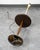 1960s Mid Century Modern Floor Lamp Side Table Brass Round Built Side Table Lighting For Sale - Image 11 of 11