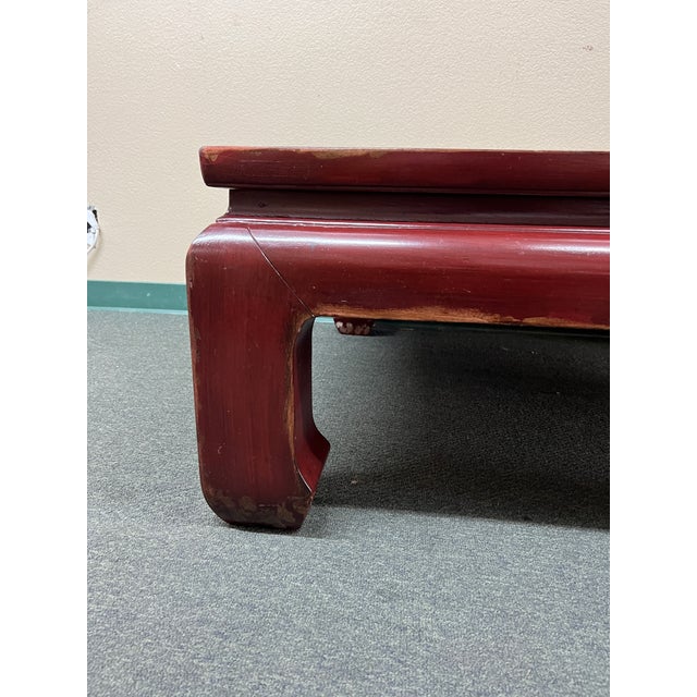 Ethan Allen Ming Dynasty Red Coffee Table Chairish