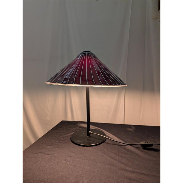 Metal Postmodern Table Lamp, Late 1970s For Sale - Image 7 of 9
