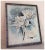 An Antique Art Deco, Art Nouveau Watercolor Painting of Lilies and Dragonflies. The Painting is done in a realistic manner...