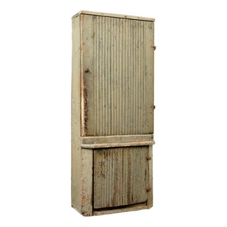 Scandinavian Carved Pine Cupboard, Early 19th Century For Sale
