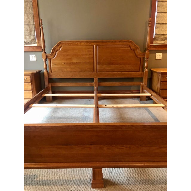 Sumter Cabinet Company King Panel Four Poster Bed Chairish