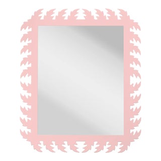 Fleur Home Audubon Rectangle Mirror in Authentic Pink, 38x48 For Sale