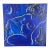 Mark Kasav Original Painting on Canvas "Blue Moon Nude" Woman, 30" X 30" For Sale