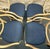 Vintage McGuire Style Cracked Ice Rattan and Rawhide Chairs- Set of 4 For Sale - Image 9 of 15