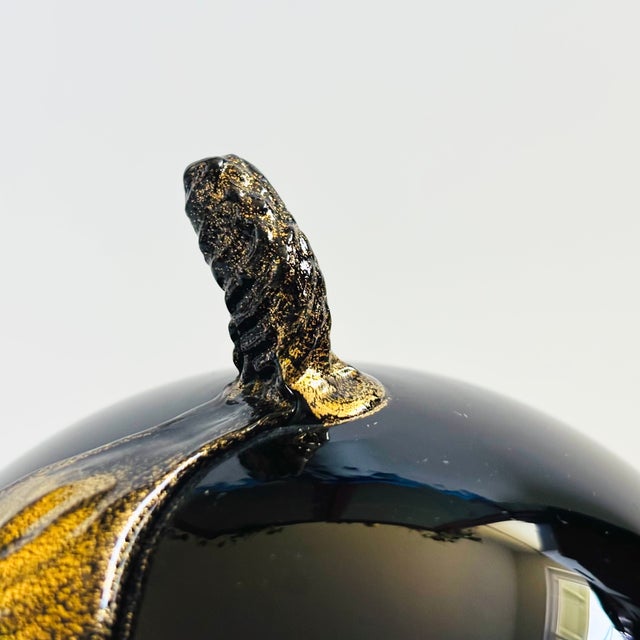 Glass Vintage Art Glass Apple Box by Laslo for Mikasa For Sale - Image 7 of 11