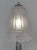 Metal Maynadier Pair of French Art Deco Floral Frosted Glass Table Lamps - 1930s For Sale - Image 7 of 12