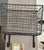 1930's Large Antique French Wirework Crimped Wire and Metal Wall Pocket Hanging Basket For Sale - Image 9 of 9