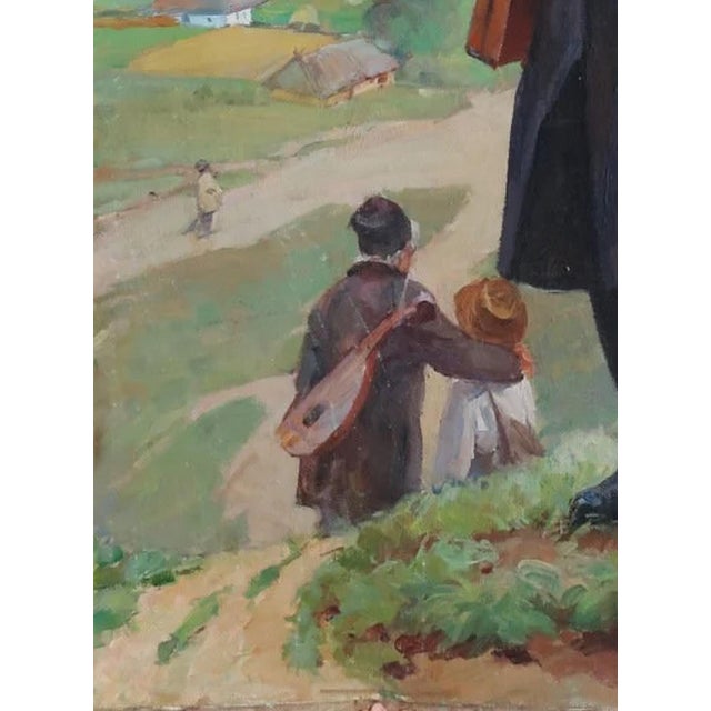 Taras Shevchenko Portrait Oil Painting, Ukrainian Art, 1970s 120-159 For Sale - Image 4 of 6