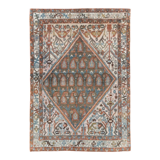 Galerie Shabab Collection Mid-20th Century Persian Malayer Accent Rug For Sale