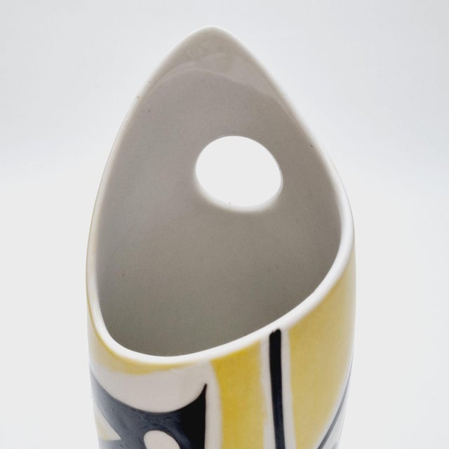 Vintage Art Deco Zsolnay Porcelain Vase by János Török, 1960s For Sale - Image 4 of 12