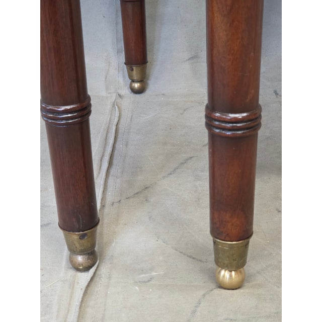Antique Mahogany Federal Style Nightstands With Interior Slant Desk - A Pair For Sale - Image 15 of 18