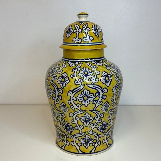 Vintage Home is pleased to present this lovely Gand painted Chinoiserie Ginger Jar. The jar is more than 13’ tall and...