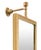 Sleek and architectural, the Ronin Gold Metal Wall Mirror brings understated glamour to any space. Featuring a slim,...
