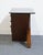 Rare Hickory White Burled Walnut Contemporary Modern / Art Deco 30" X-Frame Nightstand / Accent Table For Sale - Image 10 of 12