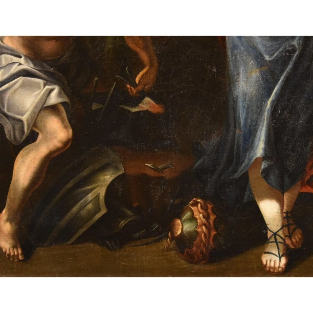 Workshop of Jacques Blanchard, Thetis Hephaestus, 1630, Oil on Panel, Framed For Sale - Image 11 of 16