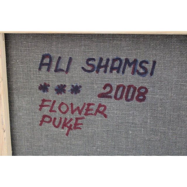 Ali Shamsi, Flower, 2008, Oil on Canvas, in Good conditions. Designed from 2000 This piece has an attribution mark, I am...