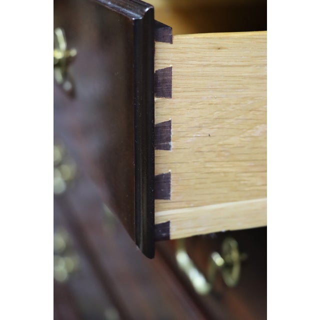 Councill Solid Mahogany Chippendale Style High Chest Chairish