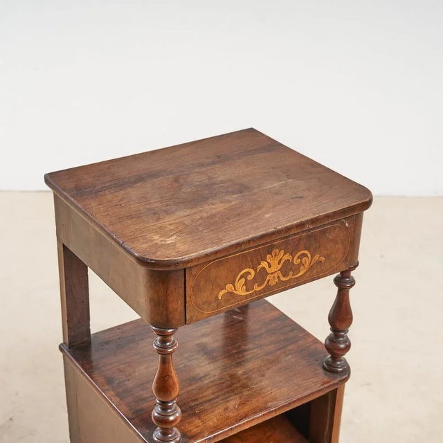 Bedside table Height: 87 Width: 44 Depths: 37 This piece is attributed to the mentioned designer/maker. It has no...