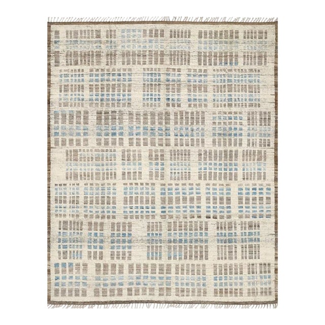 2020s Hand Knotted Moroccan Rug. 08'00" X 09'06" For Sale