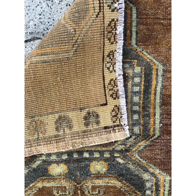 Vintage Tribal Handmade Rug For Sale - Image 4 of 6
