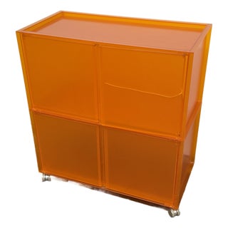 Piero Lissoni for Kartell One Storage Unit, Set of Two For Sale