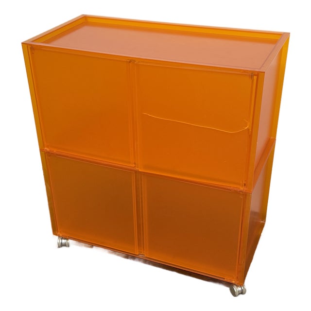 Piero Lissoni for Kartell One Storage Unit, Set of Two For Sale