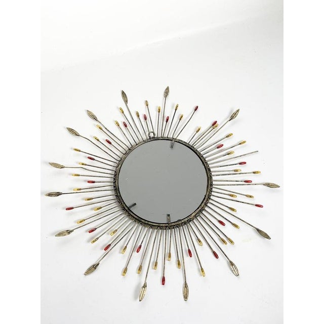 Small Metal Mirror, France, 1970s For Sale - Image 11 of 14