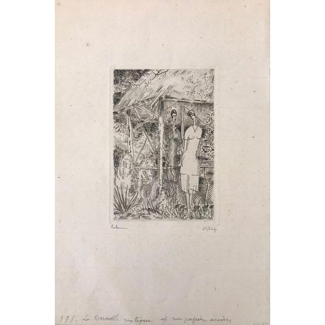 Engraving, ca1926 Handsigned by the artist in pencil and numbered 21/22 26.00 cm. x 17.00 cm. 10.24 in. x 6.69 in. (paper)...