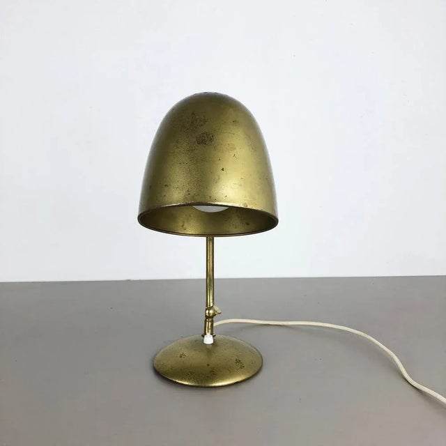 Metal Brass Metal Table Light, Germany For Sale - Image 7 of 18