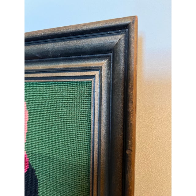 French Jester or Clown Needlepoint Paris For Sale - Image 4 of 9