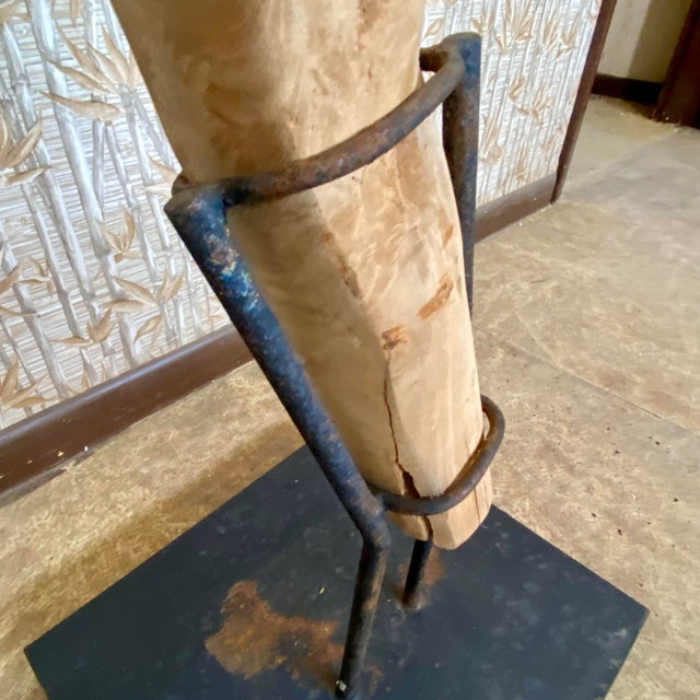Monumental Teak Root Sculpture 7' Tall For Sale - Image 14 of 18