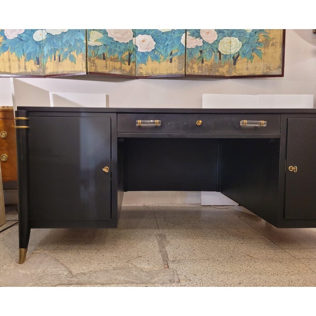 Art Deco Desk in the style of Léon & Maurice Jallot, France, 1940s For Sale - Image 12 of 18
