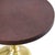 Not Yet Made - Made To Order Matthew Izzo Home Bolton Brass Cigar Table With Round Leather Top For Sale - Image 5 of 7