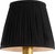Traditional Visual Comfort Signature 6" Pleated Black Linen Shade For Sale - Image 3 of 3
