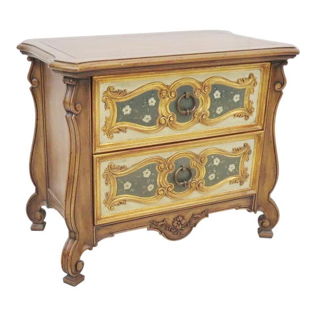 Mastercraft Italian Florentine Style Nightstand For Sale