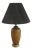 Vintage Table Lamp With Black Shade For Sale In Providence - Image 6 of 6