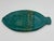 Green Midcentury Modern Pottery Decorative Fish Lucite Stand For Sale - Image 8 of 9